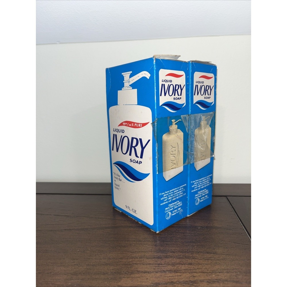 2X Vintage Ivory Original Liquid Hand Soap 9 oz Sealed 1982